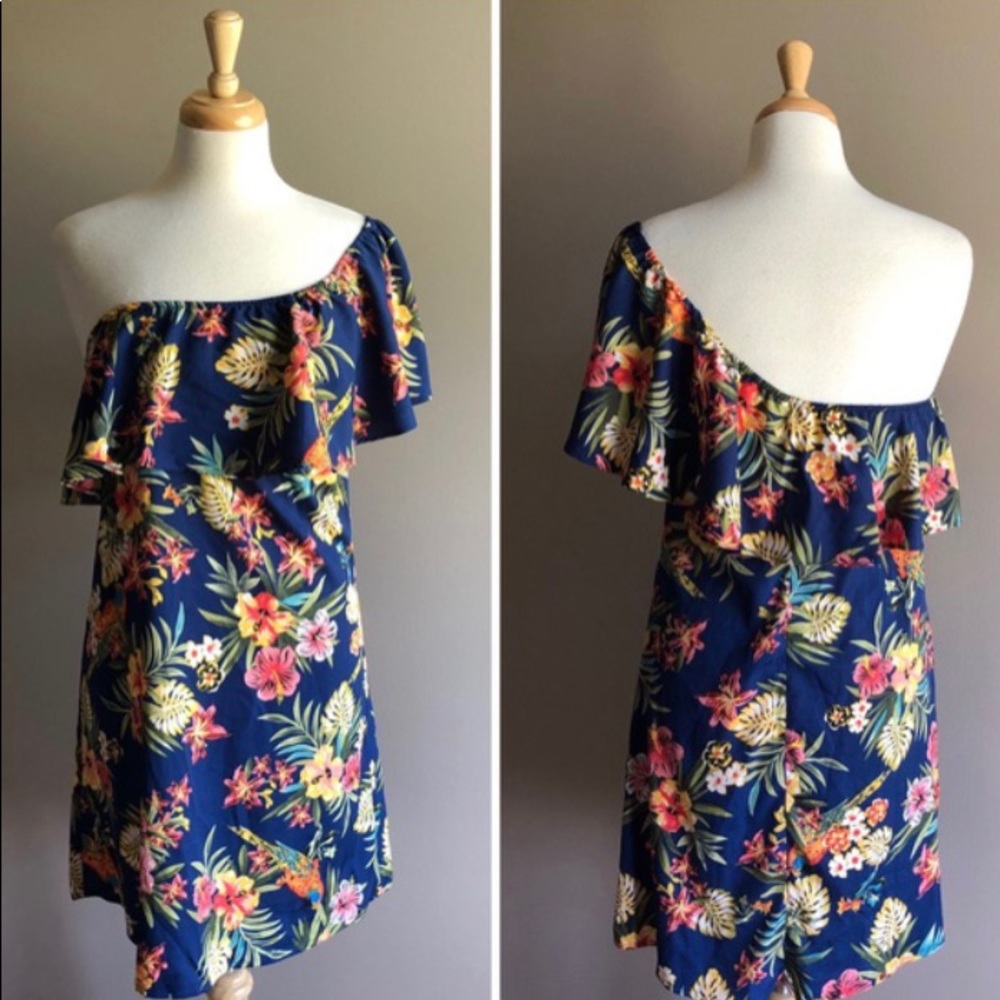 Off the shoulder floral dress